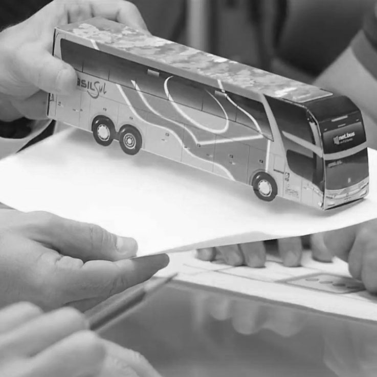 Making off – Ação de Marketing para os novos ônibus da Brasil Sul