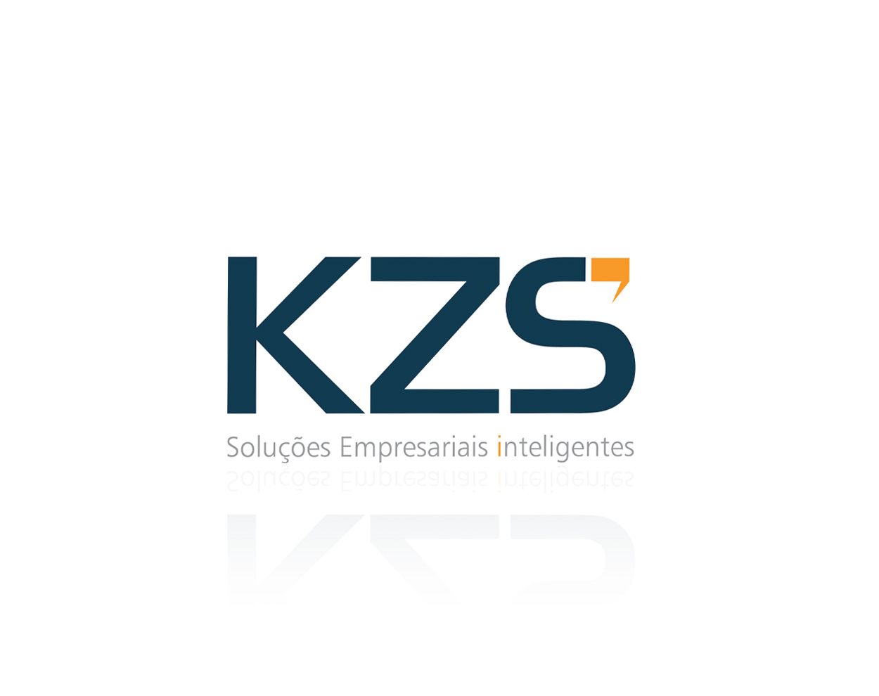 Logomarca e a Identidade Visual para a empresa KZS Soluções Empresariais Inteligentes