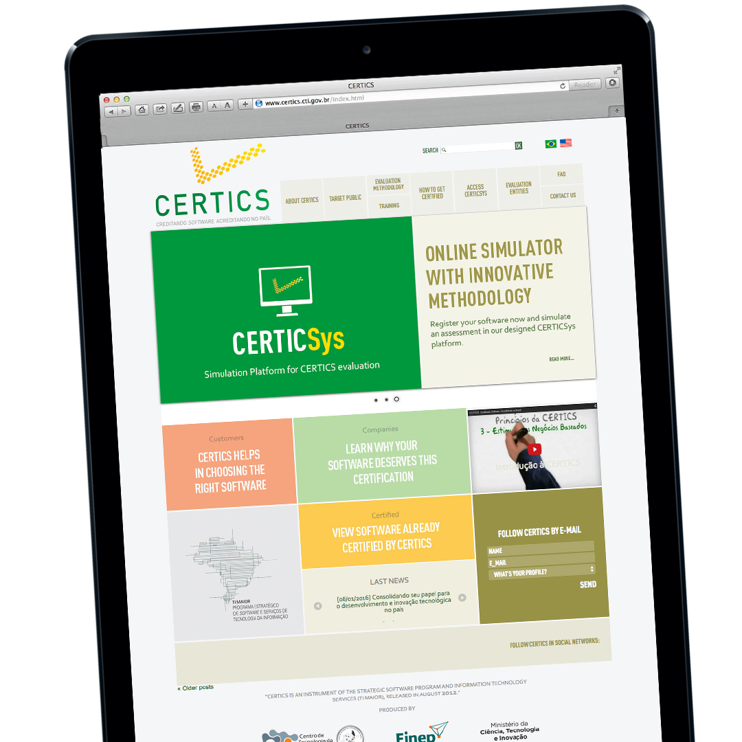 certics-Website da CERTICS, do CTI Renato Archer e Ministério da Ciência, Tecnologia e Inovação 04