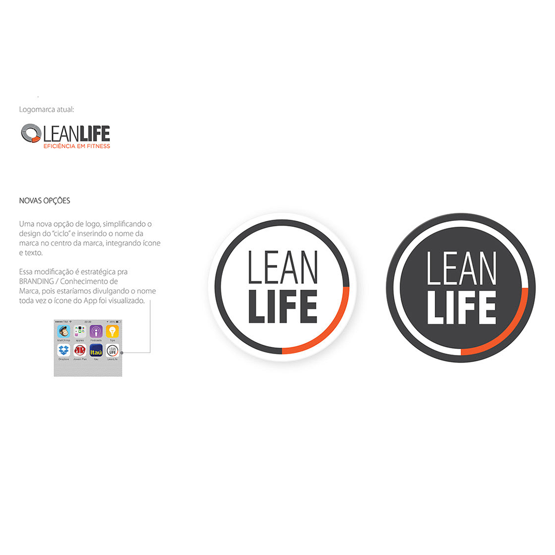 Redesign de Logomarca para applicativo Lean Life 03